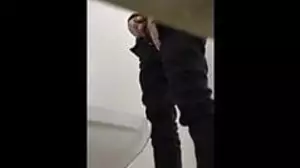 Piss guy video. Hidden cam public toilet lads
