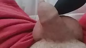 Small cumshot with vibrator