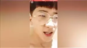 a chinese boy gets a facial lotion
