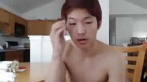 Korean unashamed moaning cumshot and shower