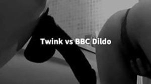 Twink vs BBC Dildo
