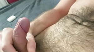 little hairy bush jerking and piss my self