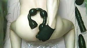 Chain of balls and worm dildo