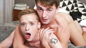 Skinny Twink Stepbrother Family Fucked By