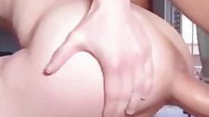 18 years old pulling this huge cock up his ass