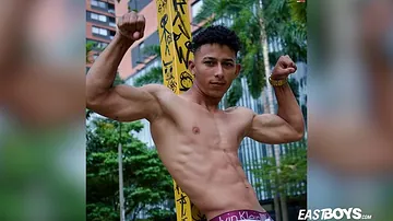 Marcus Dark's torn six pack and cool face make him