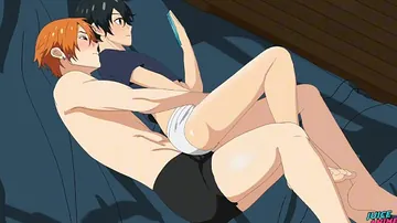 JUICEANIME gets her chinese caboose caressed & her