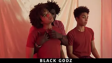 Devin Trez takes on two hung black studs in a wild