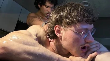 Timothy Champagne's first time with a straight