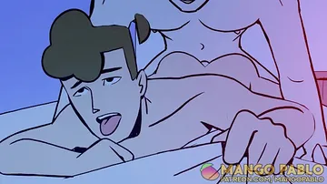 Mango Pablo's heavy ass takes a deep creampie in