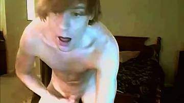 Trace Fondles Himself on Web Cam - Trace