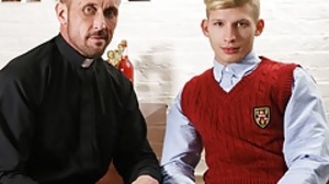 Young Blonde Twink Catholic Altar Boy Fucked By