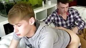 Teen has fun with a dildo..  With an increment..