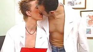 Gay doctor enjoys his young intern